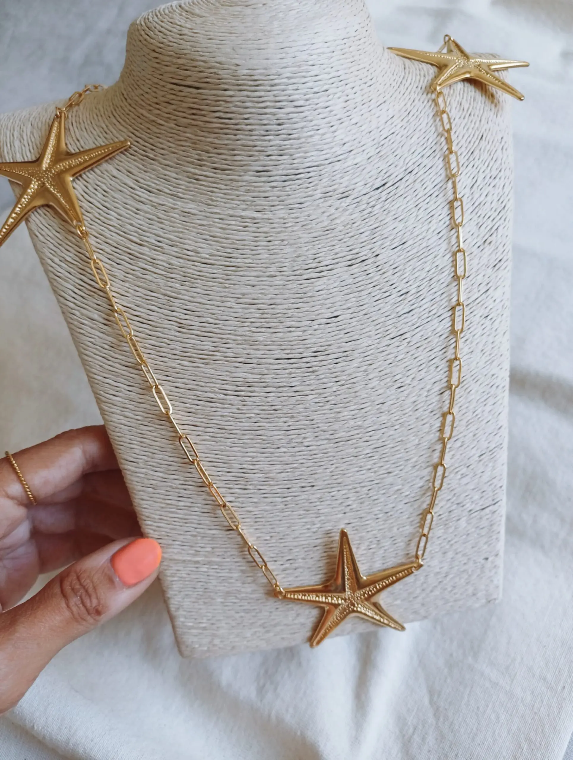 Collar estrella mar Golden