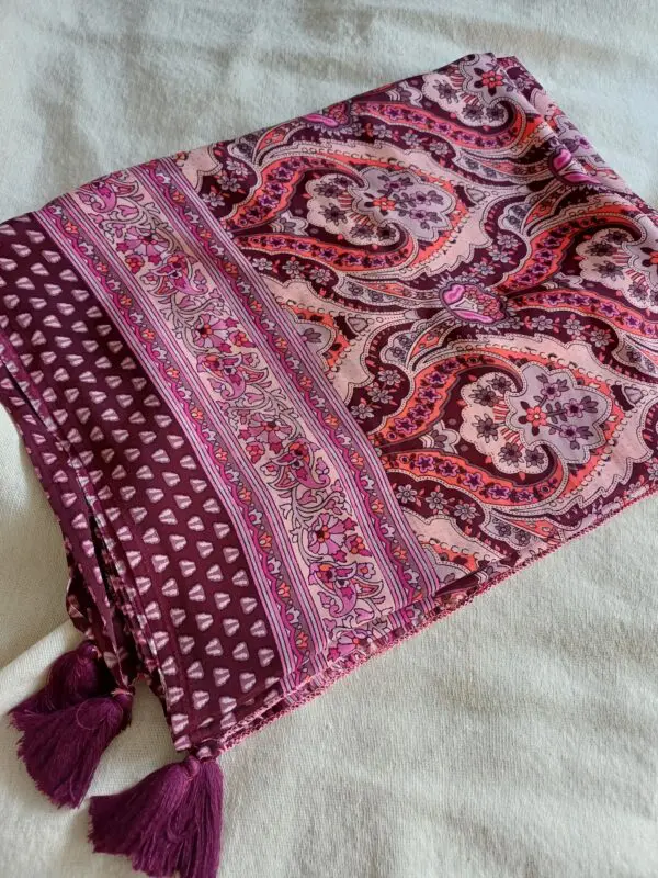 Pareo seda pink