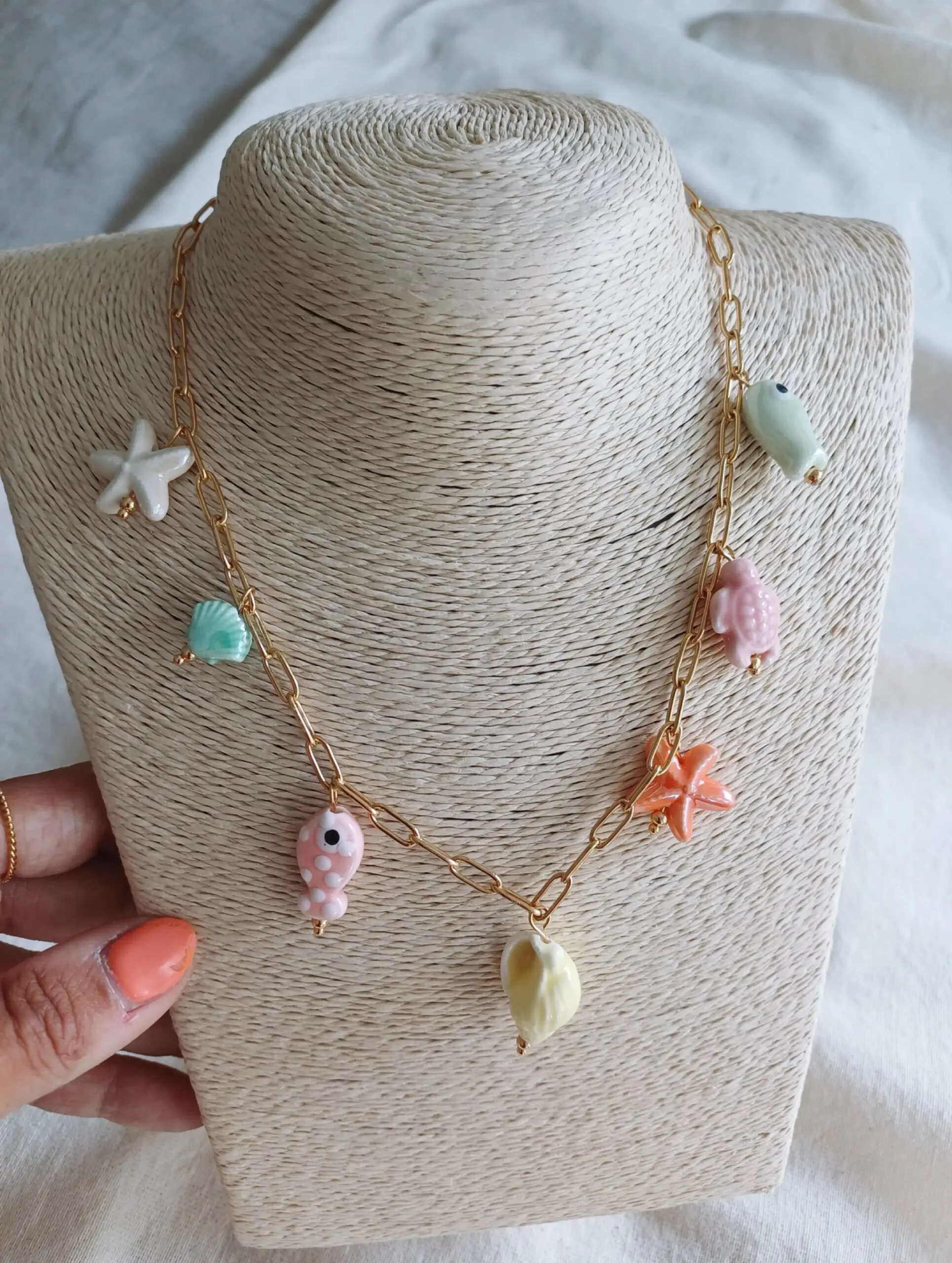 Collar marino pastel