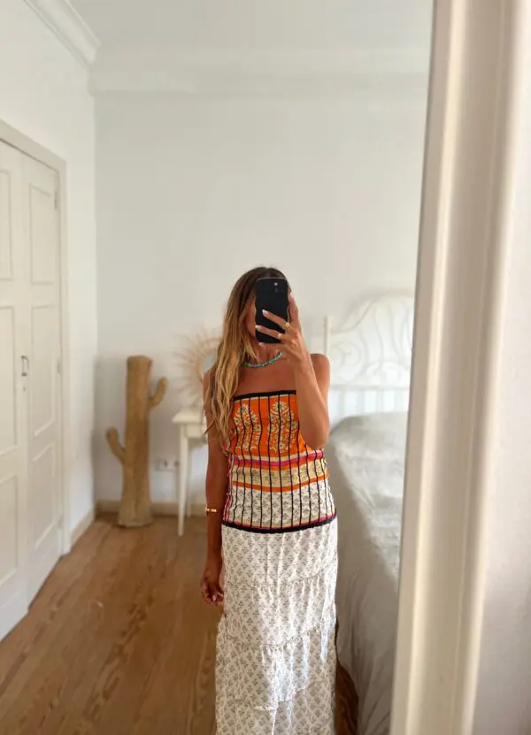 Vestido India Orange - Imagen 5