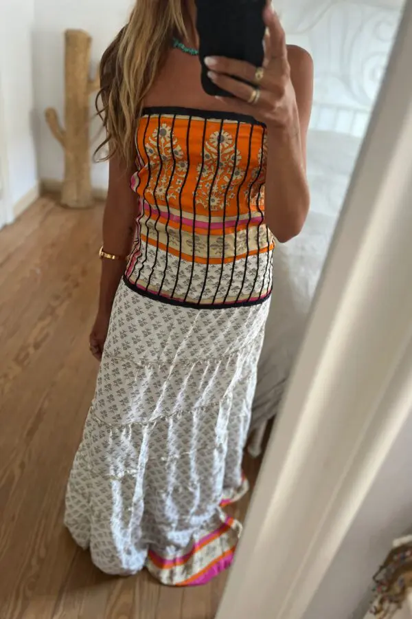 Vestido India Orange - Imagen 2