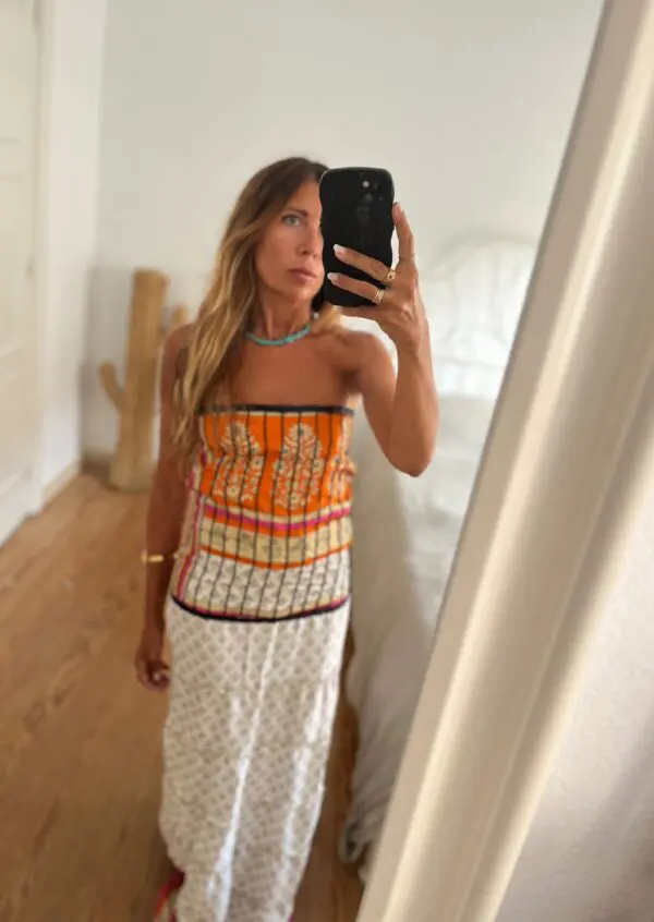 Vestido India Orange - Imagen 4