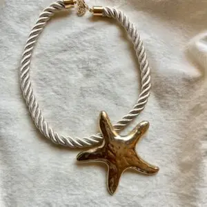 Collar cuerda estrella