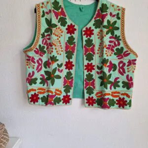 Chaleco Bali turquesa