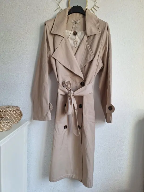 Gabardina beige