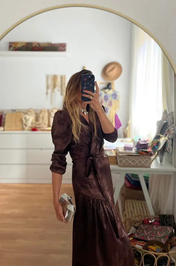Vestido Zanzíbar marrón - Imagen 2