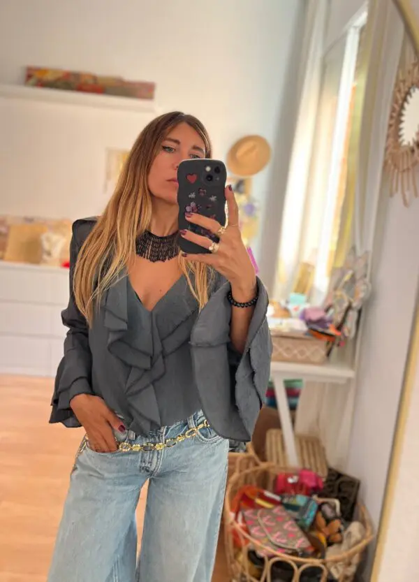 Blusa Bogotá gris - Imagen 2