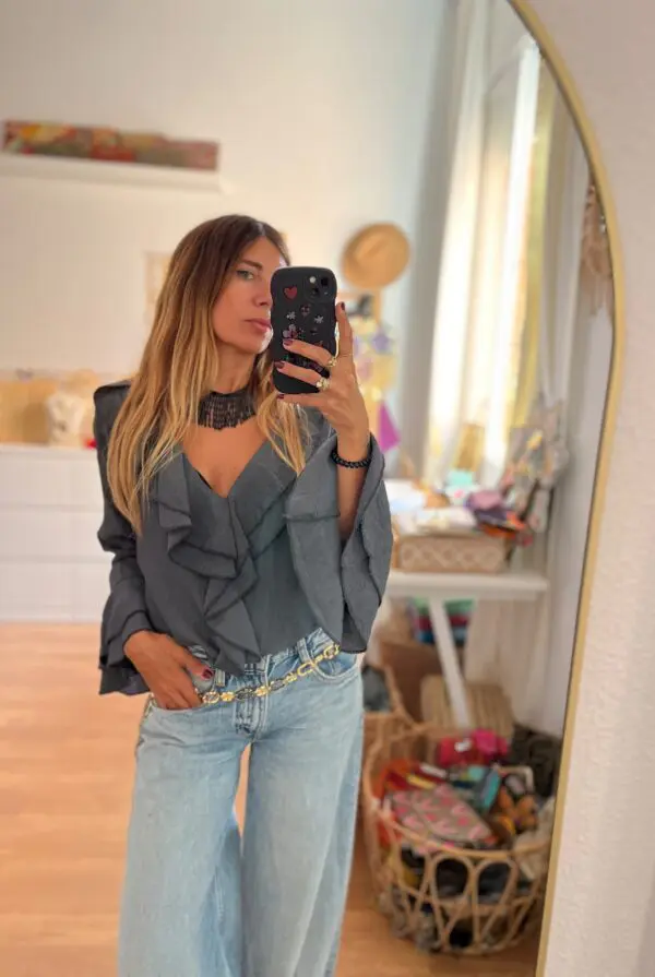Blusa Bogotá gris