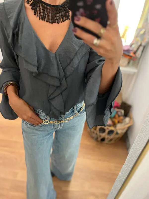Blusa Bogotá gris - Imagen 4