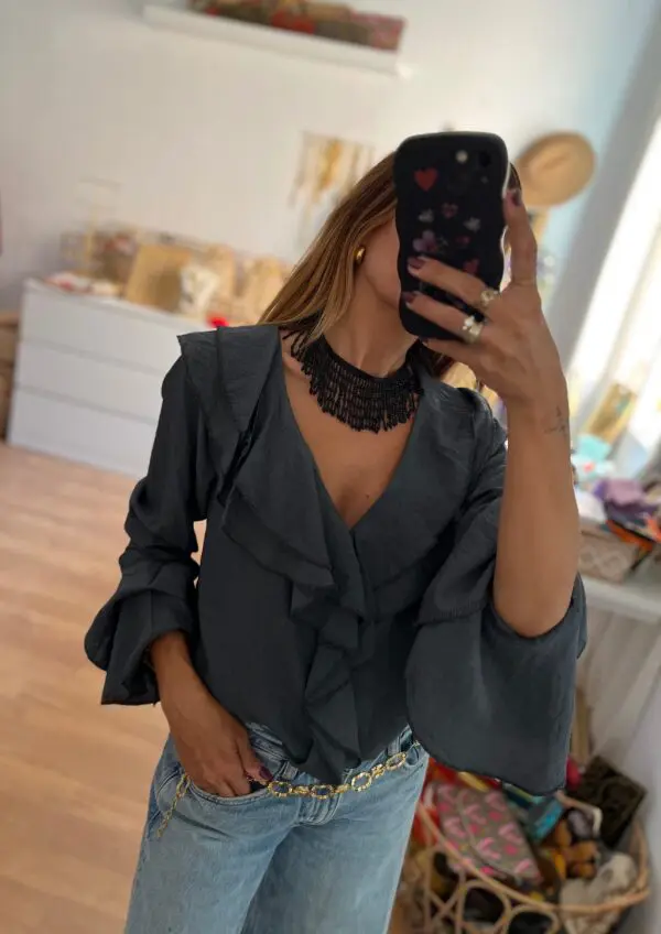 Blusa Bogotá gris - Imagen 3