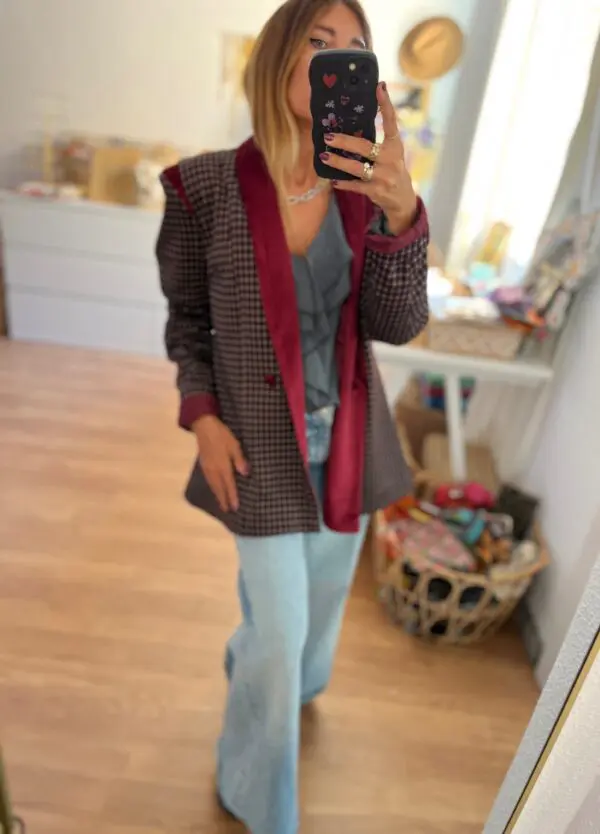 Blazer burgundy