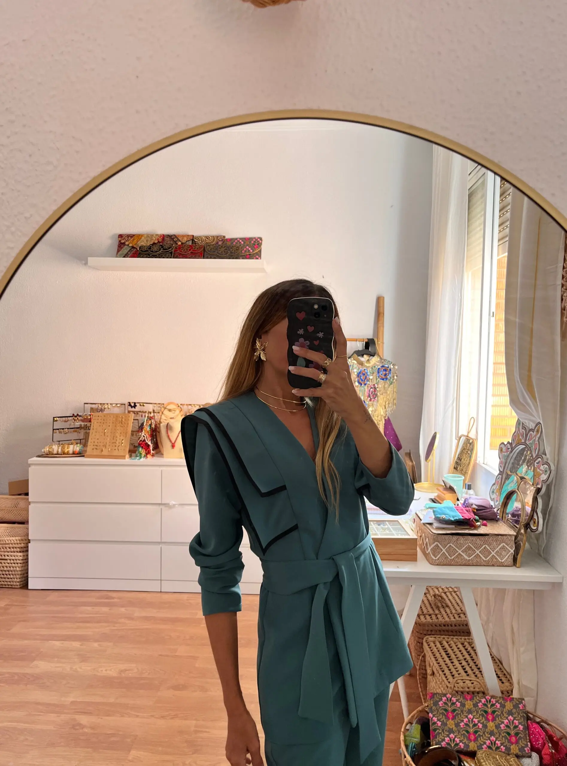 Traje Cayetana verde