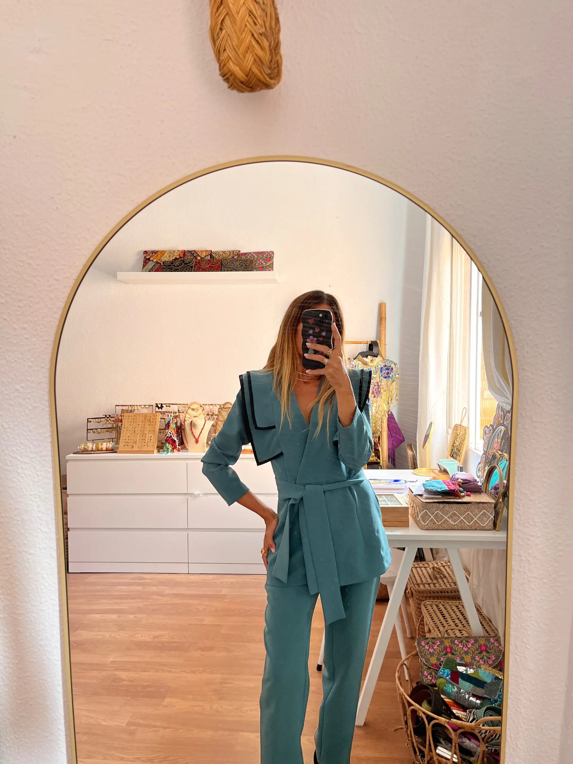 Traje Cayetana verde - Imagen 3