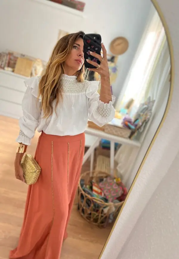 Falda jimena teja - Imagen 4