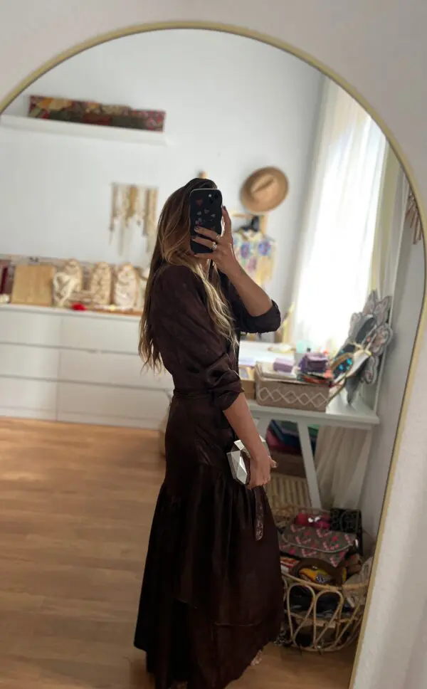Vestido Zanzíbar marrón - Imagen 4