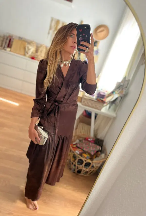 Vestido Zanzíbar marrón