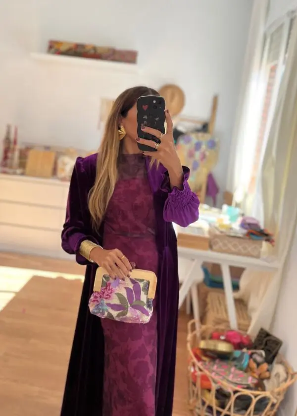 Abrigo Grace morado - Imagen 2