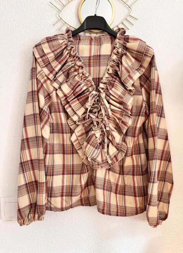 Blusa Vichy cascada - Imagen 4