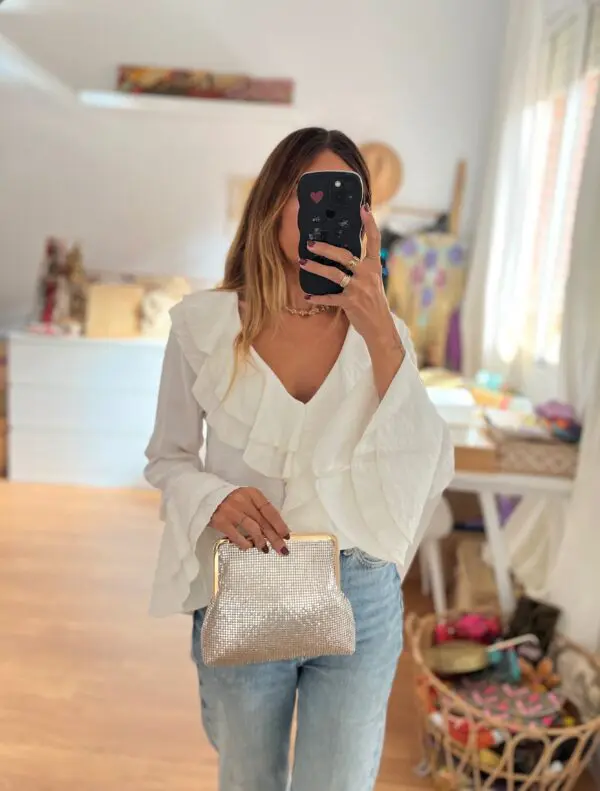 Blusa Bogotá blanca - Imagen 2