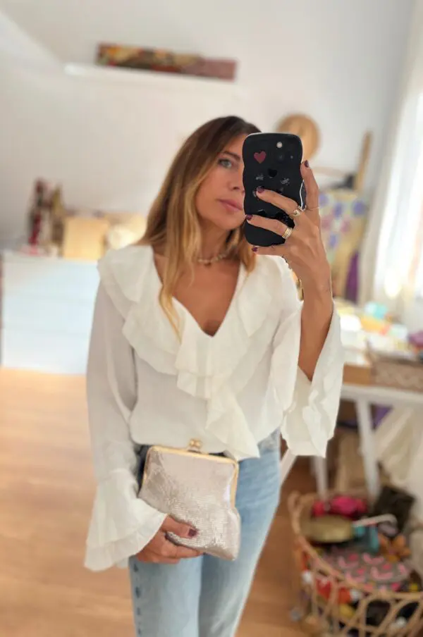 Blusa Bogotá blanca - Imagen 3