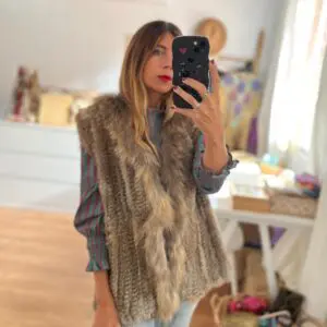 Chaleco pelo natural