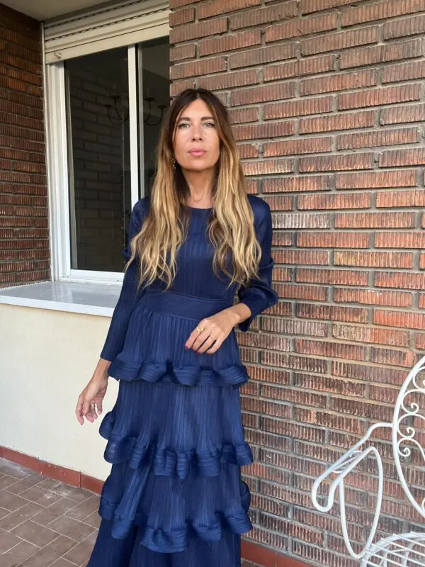 Vestido mokka marino - Imagen 4