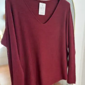 Jersey Renata burgundy