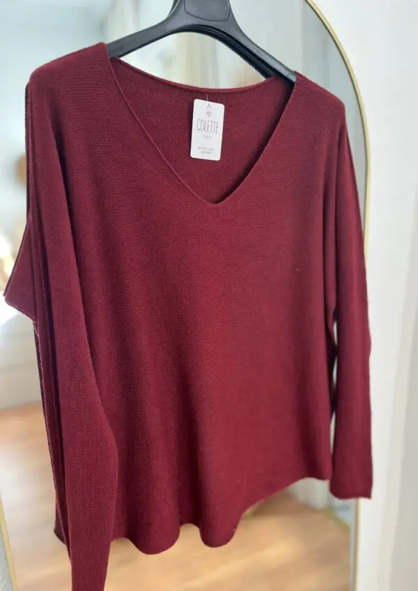 Jersey Renata burgundy