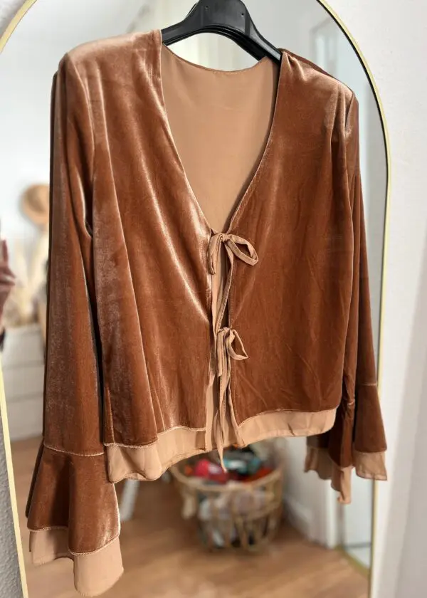 Chaqueta Golden terciopelo