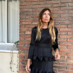 Vestido mokka negro
