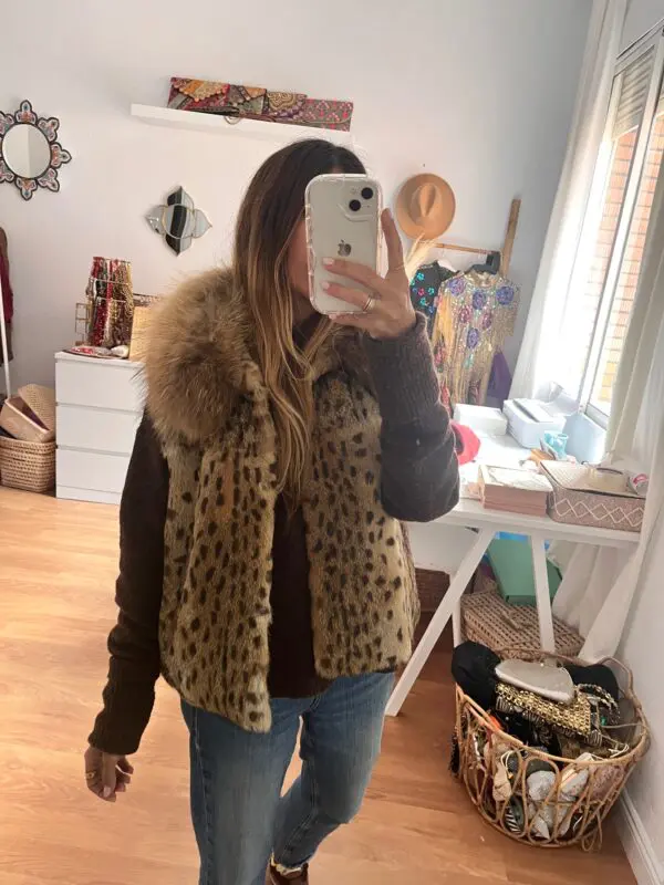 Chaleco Mía Animal print - Imagen 2