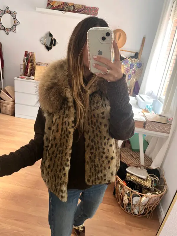 Chaleco Mía Animal print