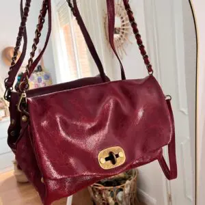Bolso mía burdeos