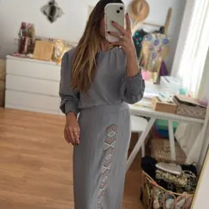 Conjunto azteca gris