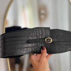 Cinturón Bali negro coco