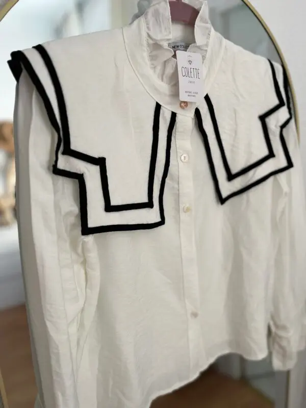 Blusa Jara blanca - Imagen 2