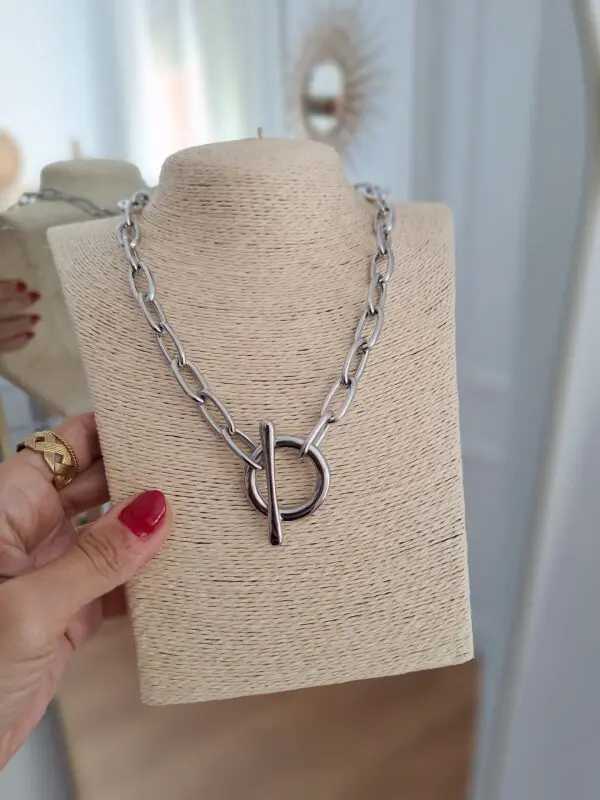 Collar Locked plata