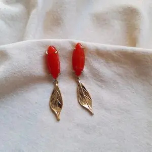 Pendientes leaf