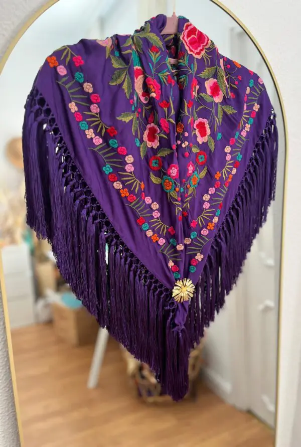 Mantoncillo Esperanza Morado - Imagen 2