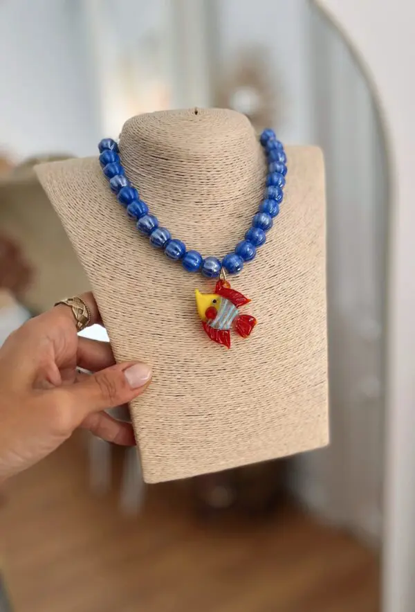Collar pez blue