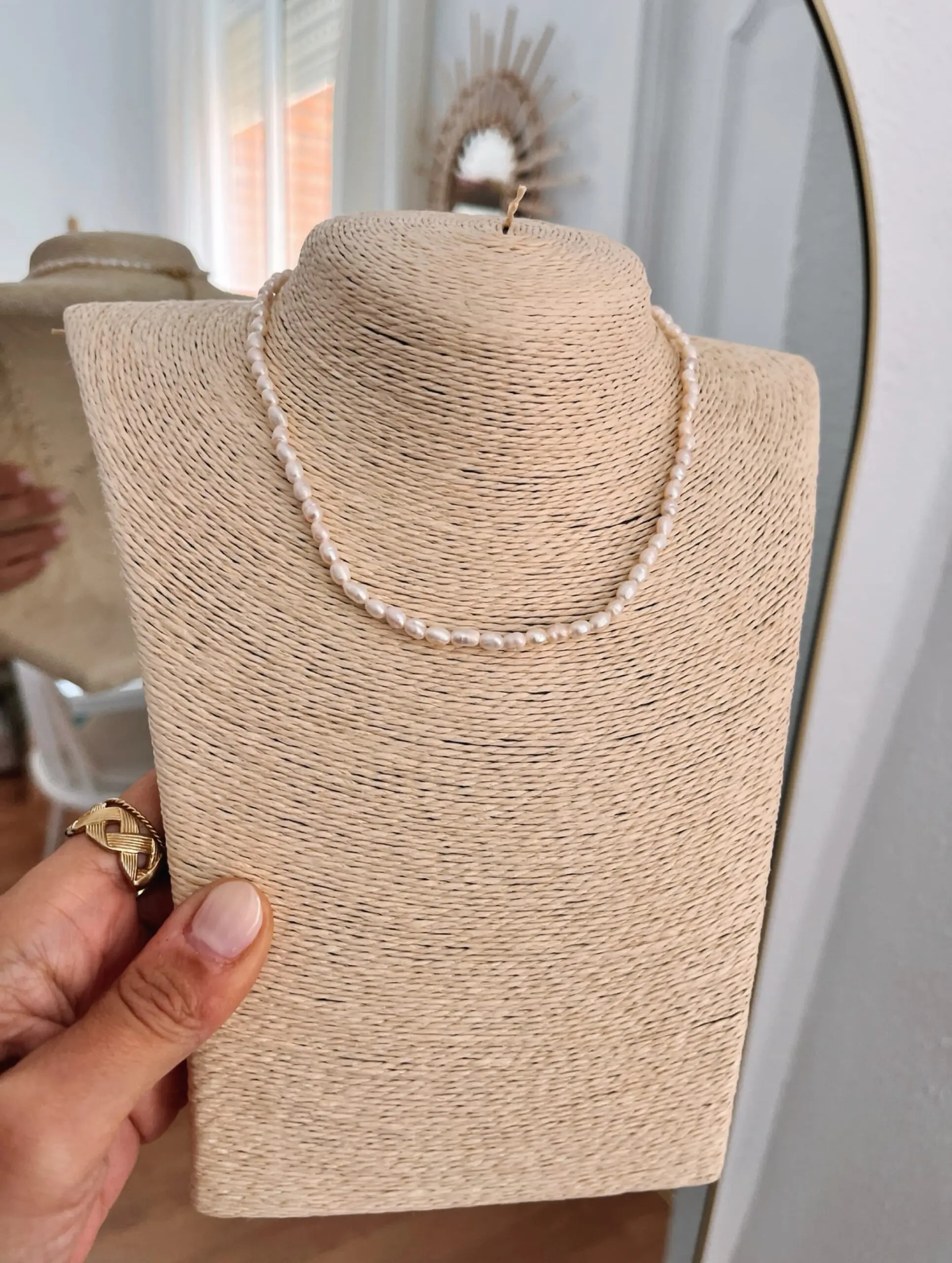 Collar perlas fine