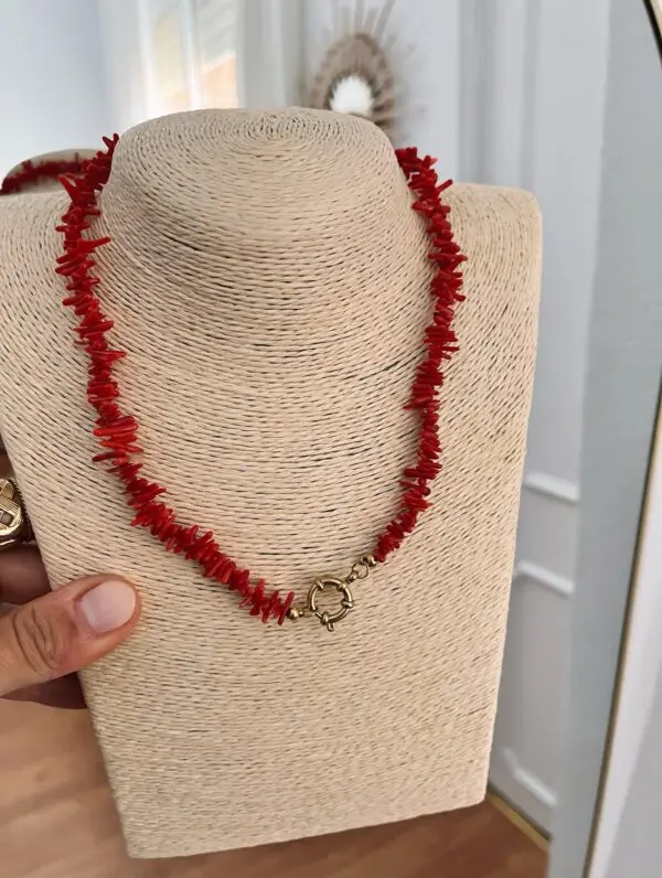 Collar corales Locked