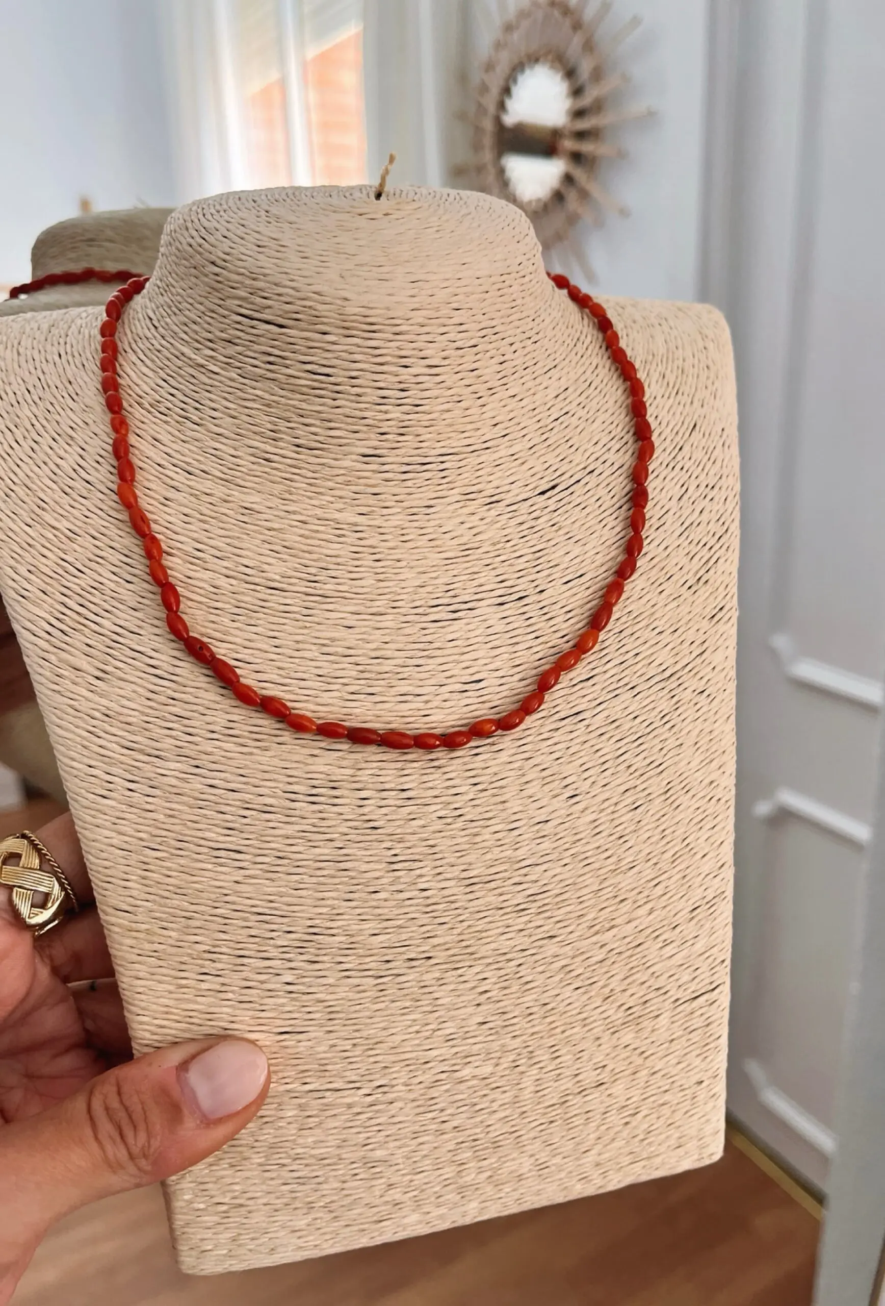 Collar corales fine