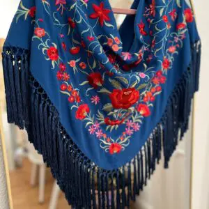 Mantoncillo Vera azul