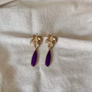 Pendientes purple