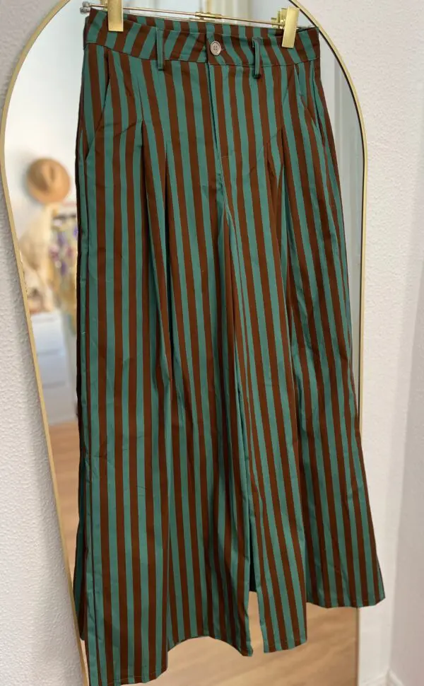 Pantalón rayas green - Imagen 4