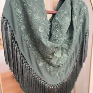 Mantoncillo Vera verde agua