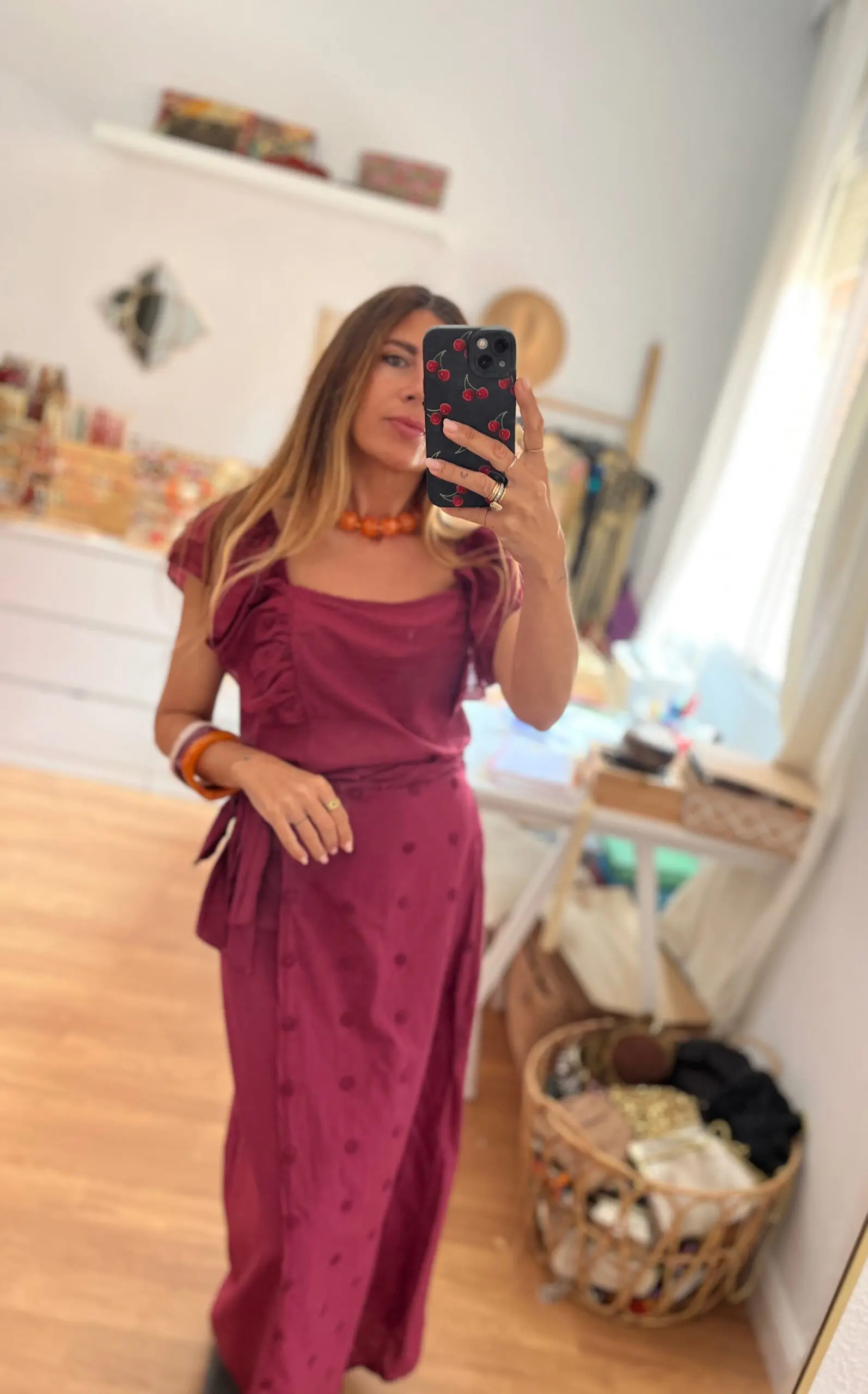 Conjunto plumeti cereza - Imagen 2