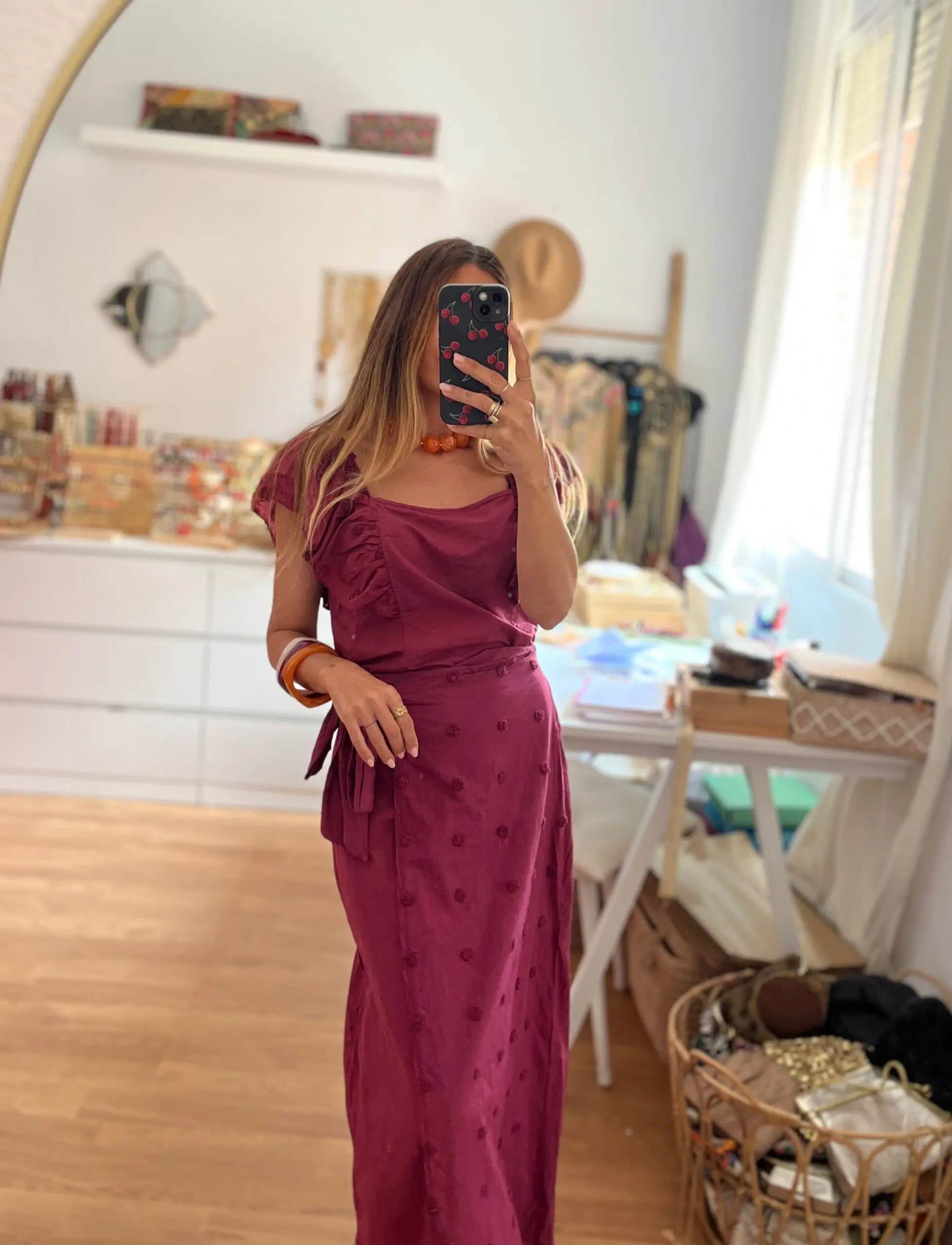 Conjunto plumeti cereza