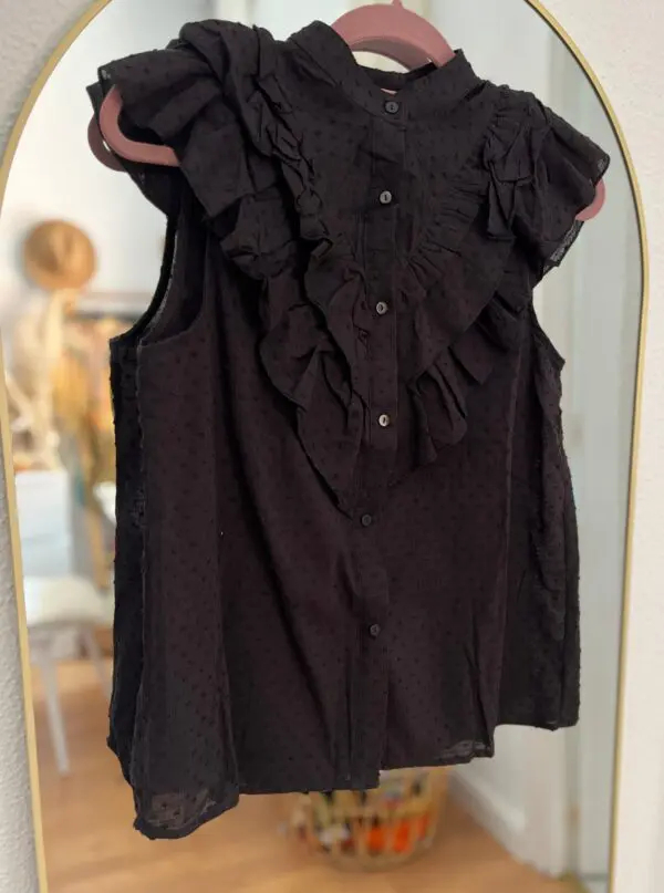 Blusa plumeti negra